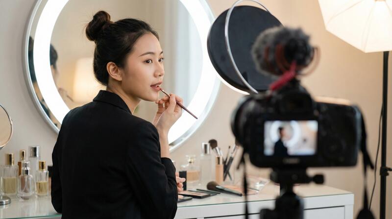 17c一起草美妆视频教程